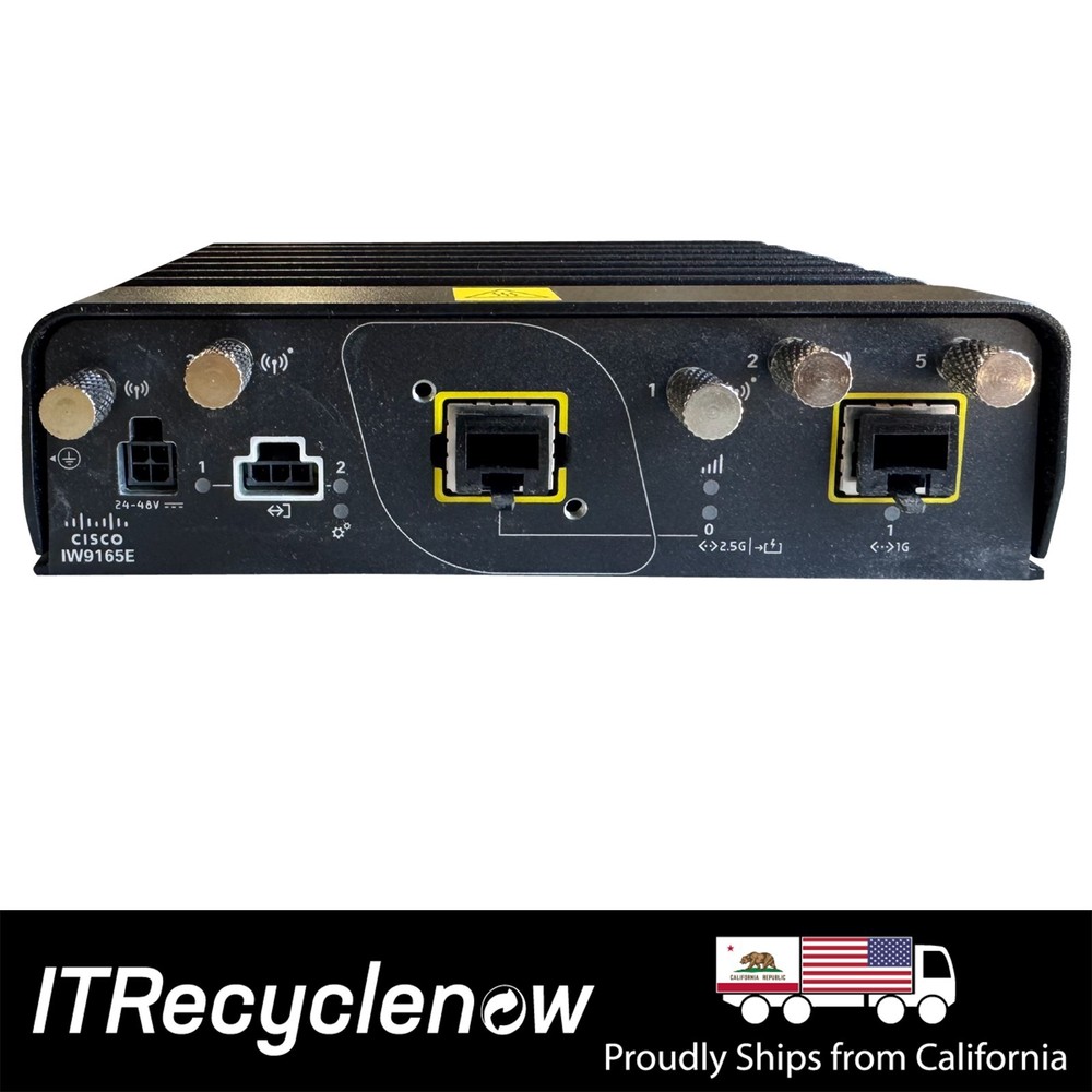 New Cisco IW9165E-B-URWB Industrial WiFi 6E Access Point URWB Rugged AP 2.5G