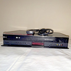LG RC897T DVD/VCR Recorder 4-Head Hi-Fi HDMI 1080p w/ Power Cord: Parts Only