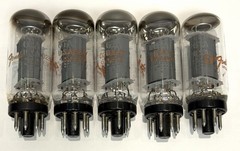 (1) FENDER 6V6GTA Tube Made In USA By RCA Coin Base B&K 700 606 & Current Tested