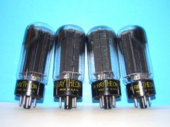5U4GB Raytheon 4 radio audio amplifier vintage vacuum tubes valve tested 5AS4A