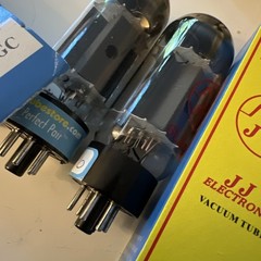 NEW 6L6GC JJ Electronic Vacuum Tube Matched Pair Tube Store Perfect Pair in Box