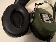 Vintage Le-Bo TA-327 Quad Headphones 4ch/2ch 1970’s Avacado Green ,Ex. Cond. HTF
