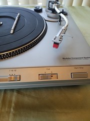 MCS 6701 TURNTABLE WORKING DIRECT DRIVE VINTAGE BOTH SPINDLES FULL AUTO AT CART