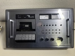 Nakimichi 600 2 Head Cassette Console Silver In Wood Case (Untested)