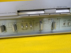 KENWOOD KA-900 AMPLIFIER (1980) Tested and Works Silver Vintage Please Read