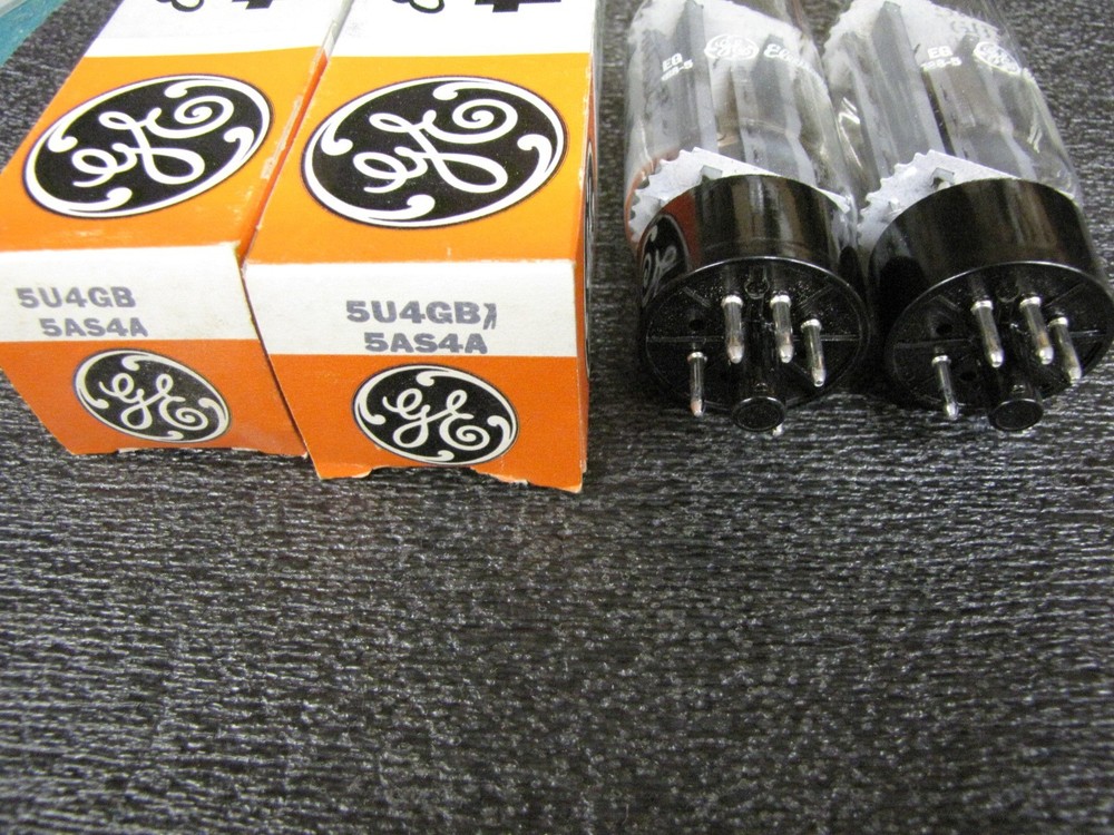 GE 5U4GB / 5AS4A Rectifier Tube …….NOS…..Match pr