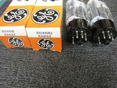 GE 5U4GB / 5AS4A Rectifier Tube …….NOS…..Match pr