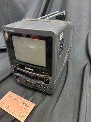 Sony EV-DT1 Video8 Portable CRT Monitor VCR Untested From Japan