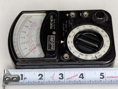 Vintage Audiotex All Purpose Test Pocket Meter 30-240 w/ Probes Japan – Untested