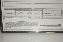 SEALED – Scotch 207 Premium Recording 7″ Reel to Reel Tape 1800 ft 207-7R-1800