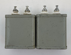 Pair Western Electric GA-52886 Sprague Vitamin Q Capacitors .5uF 750VDC Tested