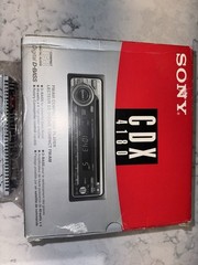 Sony CDX-4180 NEW NOS Complete In Box CD Player Car Stereo w/ Manuals & Case