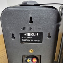 KLH M-Pro5 Indoor/Outdoor 5 -100 Watt 2 Speaker System with Brackets No Grills