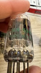 3 – GE JAN 5965 Side Getter Audio Tube NOS Premium Quality Mil Spec Tubes