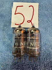 2 NEC 12AD7 12AX7 tubes Roberts 770X Akai M7 M8 Sony 500 Fisher Scott Amplifier