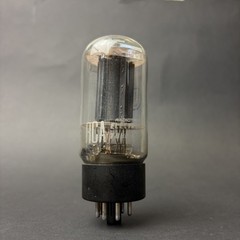 1957 RCA 6L6GC Tube Black Plate Bottom D Getter TV7 Test NOS R 6L6-23