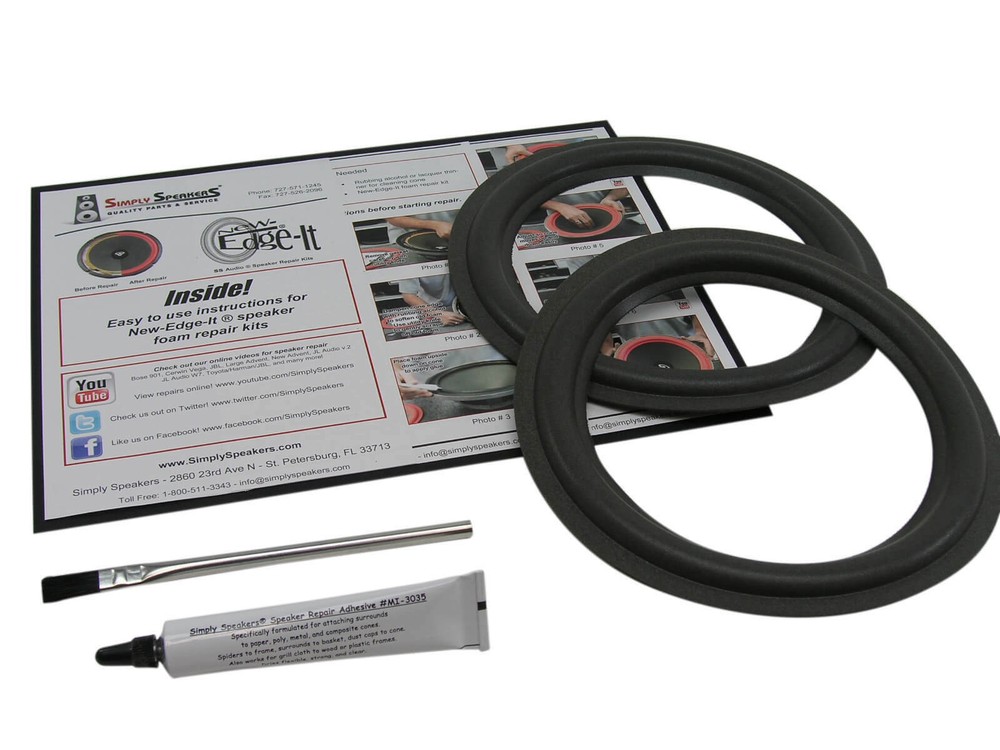 8″ Snell Kit, Euro made for Seas H334, Vifa M21WN-07, OD: 7.75″ Cone: 6″ (PAIR)