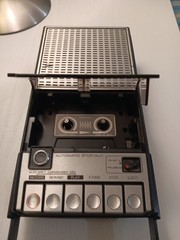 General Electric Cassette Player Vintage Recorder Model 3-5105G AC/Battery