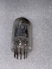 Tungsol 12AX7 Vacuum Tube Slanted Square Getter TV7 Tested Strong
