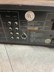 Vintage Kenwood DC Stereo Intergrated Amplifier KA-7100 – Parts Repair Powers On