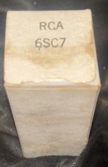 USN 1943 CRC RCA 6SC7 NOS NAVY WWII Fender 26 Tweed Deluxe Woody Guitar Amp Tube