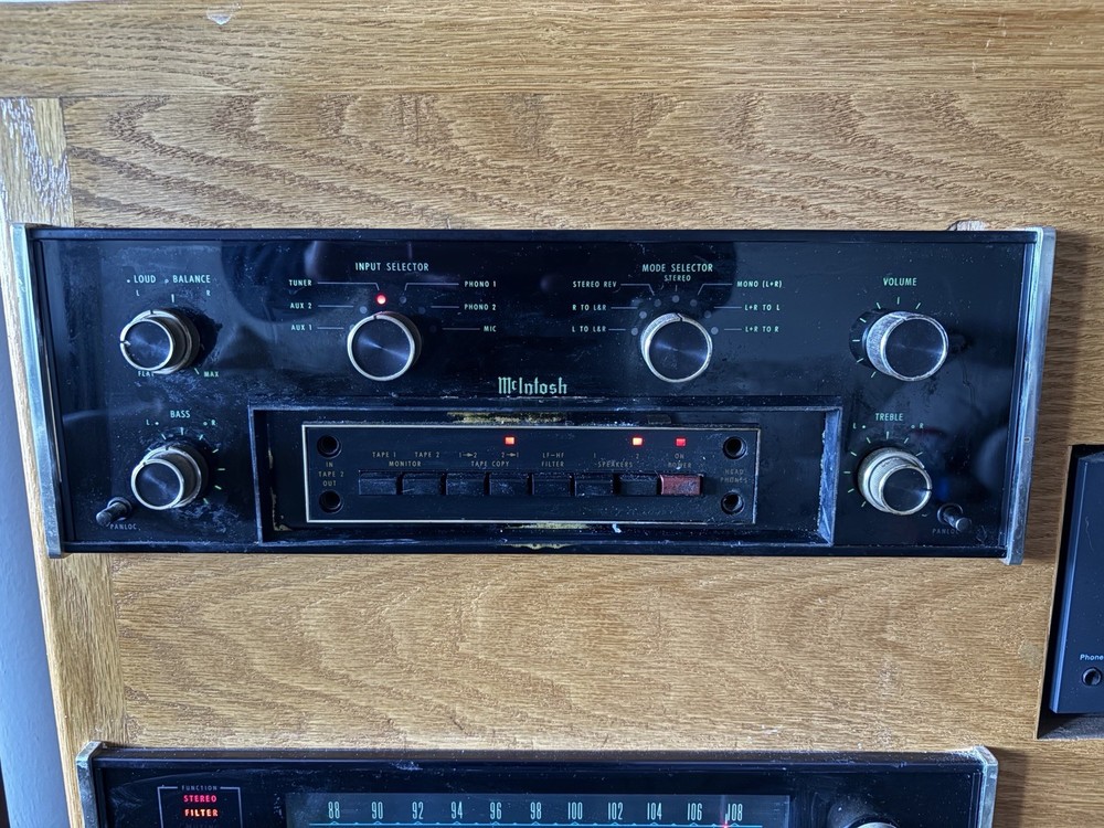McIntosh C29 Stereo Preamplifier Tested Working Classic Vintage