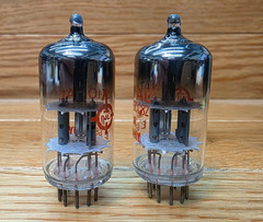 2- RFT 12AU7A ECC82 Vacuum Tubes Tested NOS/NIB Matched Pair Germany