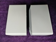 PAIR Realistic Tandy Minimus 7 Optimus Pro 7AV 40-2059 Die Cast Metal White PAIR