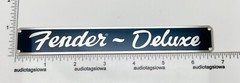 Fender Deluxe Amplifier Badge Custom Made Aluminum
