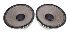 JBL LE15A VINTAGE 15″ WOOFERS PAIR 8 OHMS 2235H TESTED WORKING