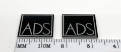 ADS Speaker Badge Logo Emblem PAIR L710 L810 for Grille