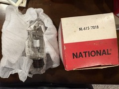 NATIONAL Electronics NL-615 7018 Vacuum Tube NOS NIB 🔊