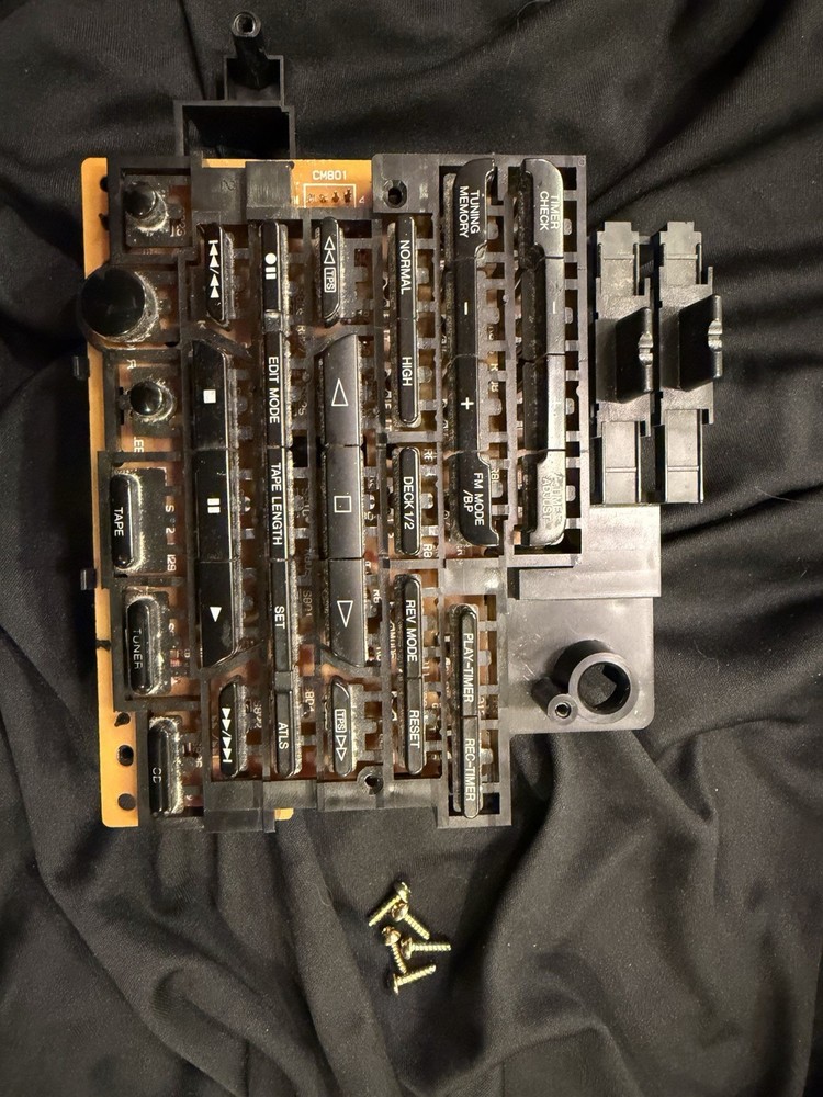 Front Control Keypad / Button Panel Assembly for Panasonic RX-DT55 boom box