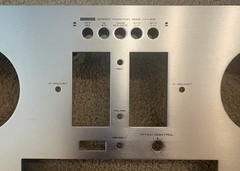 * OEM PART * PIONEER RT-701 REEL TO REEL TAPE RECORDER FACEPLATE PART