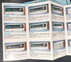 Pioneer Vintage Hi-Fi Catalog Lot 1974 & 1976 SX-1010 SPEC Burstein Applebee