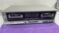Fisher CR-W85 Studio Series Recording Dual Cassette Deck Stereo For Parts Repair