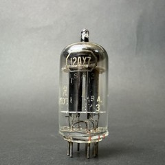 1960s 12AX7 ECC83 Tung-Sol Tube Gray Long Plate O Getter TV7 Test NOS TS7-13