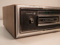 Panasonic RS-845US 2/4 Channel Stereo 8-Track Tape Player Quadraphonic UNTESTED