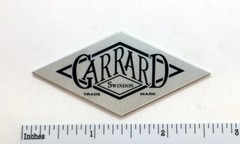Garrard Swindon Badge Logo for Turntable Base Plinth – Custom Made Aluminum