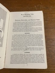 1950s RCA Receiving Tube Manual RC-17