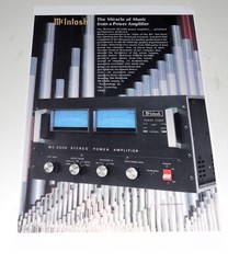 McIntosh MC2500 Amplifier Ad Poster 19″x13″ 1990 Picture Monster Amp