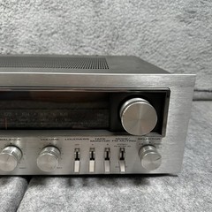 Vintage Kenwood KR-6030 AM/FM Stereo Receiver Silver Front 1970s TESTED & WORKS