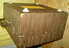 Newcomb EDT-12P Vintage School Record Player Portable Like Califone Audiotronics