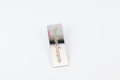 Rockford Fosgate stainless steel customize Logo 60mm(2.36″)X20mm(0.78″) Silver