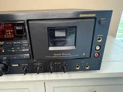 Vintage TEAC W-6000R Cassette Deck Remote Included