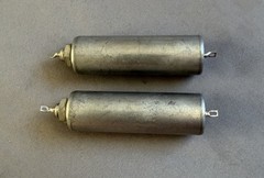 Pair .47 uF 600V Sprague Vitamin Q 196P PIO chassis mount style tone caps