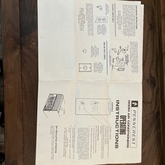 VTG AIR CONDITIONER MANUALS /GE FASHIONETTE & JC PENNEY PENNCREST 1970s