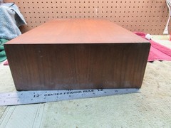 Vintage Stereo Radio Hi-Fi Wood Cabinet Mcintosh Fisher Scott 19″x3.5″X11″