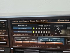 Vtg Teac R-435X Tape Selector Level Auto Reverse Stereo Cassette Deck PARTS