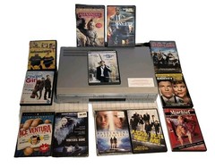 Sony DVD VHS Combo Slv-D370P Hi Fi Stereo 120V 25w With 12 Movies